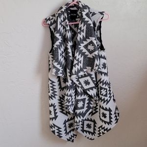 Southwest cardigan vest